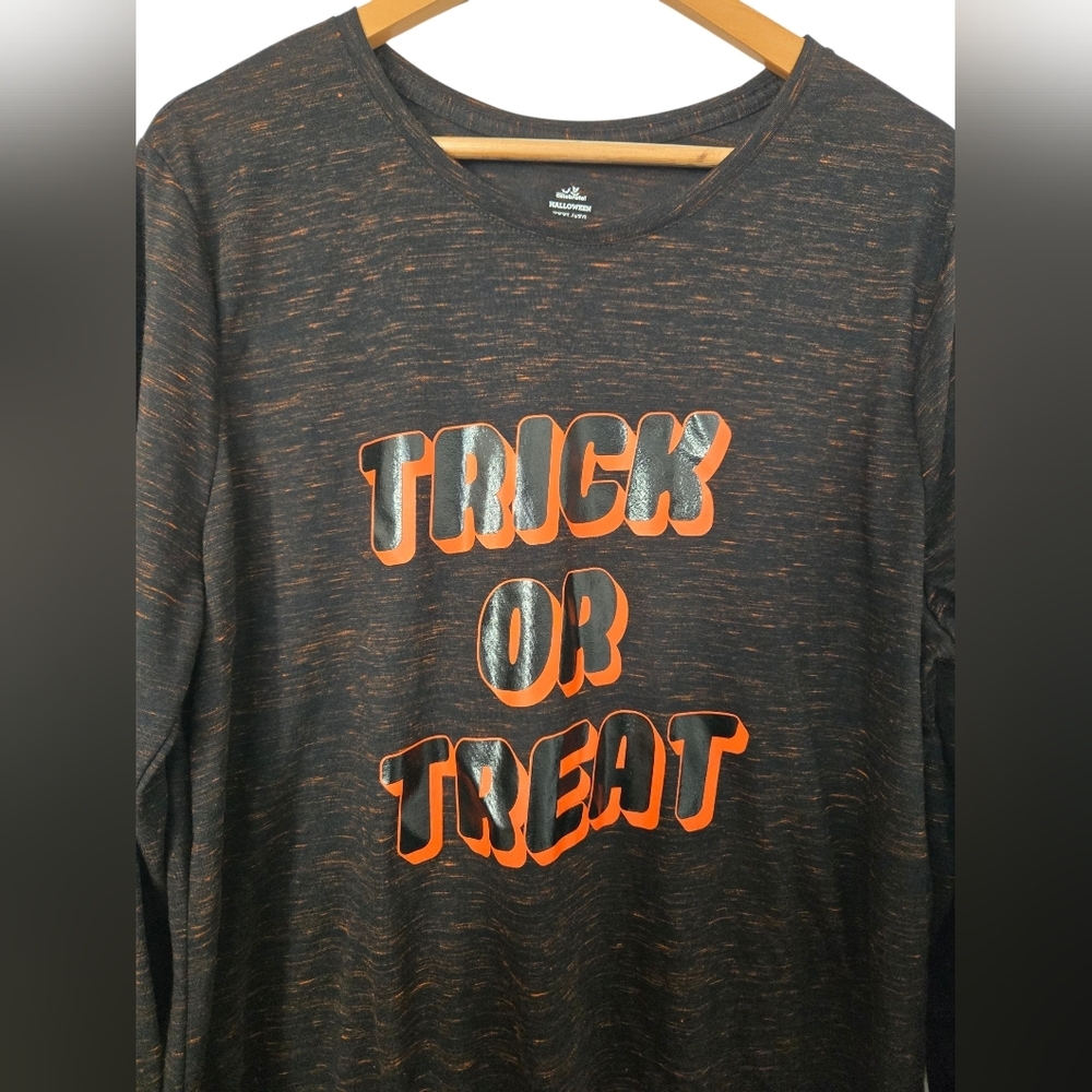 Way To Celebrate Trick or Treat Long Sleeve Shirt Size 3x - Picture 3 of 5